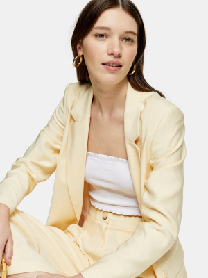 Buttermilk Single Breasted Blazer