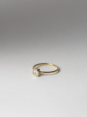 Asscher Diamond Stacker Ring