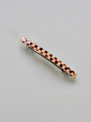 Jela Barrette Checkered