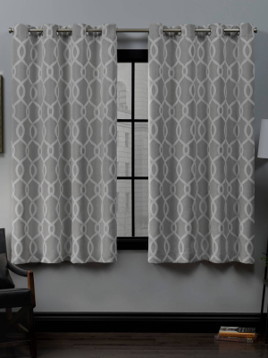 Trilogy Grommet Top Blackout Window Curtain Panels - Exclusive Home