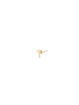 14k Itty Bitty Palm Tree Stud