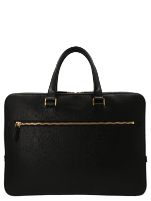 Salvatore Ferragamo Business Double Handle Briefcase