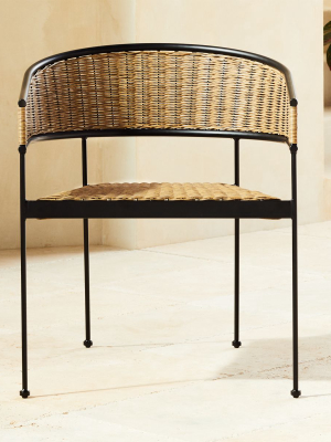 Boomerang Dining Rattan Tub Chair