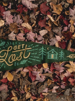 Get Lost Pennant - Lost Lust Supply • Oxford Pennant Original