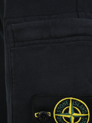 Stone Island Logo Patched Track Pants