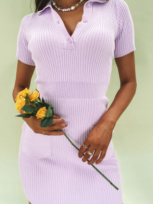 Ny Polo Dress Lilac