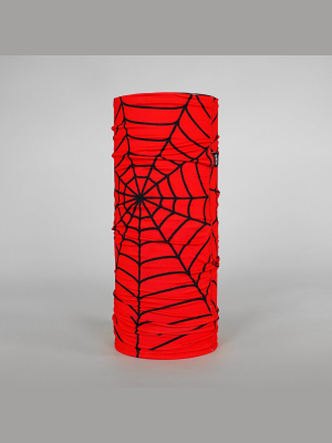 Red Web Pattern 2-layer Neck Gaiter