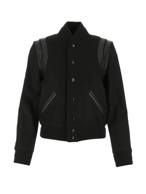 Saint Laurent Teddy Varsity Jacket