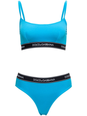 Dolce & Gabbana Logo Band Two-piece Bikini