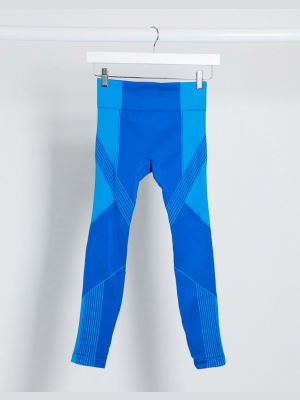 Hiit Seamless Leggings In Blue