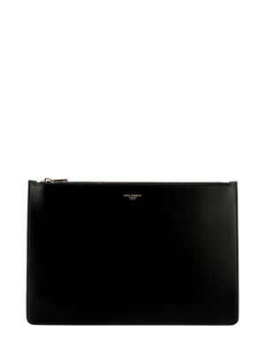 Dolce & Gabbana Logo Stamp Clutch Bag