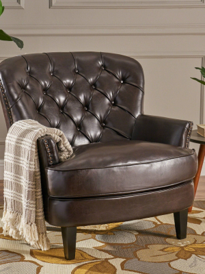 Tafton Tufted Club Chair - Christopher Knight Home