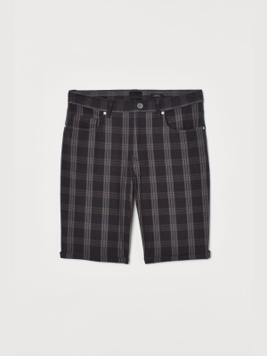 Slim Fit Twill Shorts