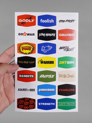 Logo Collection #2 Stickers For Helmets