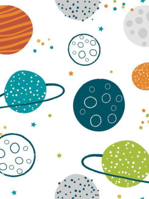 Planets Peel & Stick Wallpaper In Multi By Roommates For York Wallcoverings