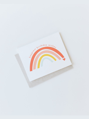 Rainbow Birthday Card