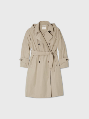 Women's Trench Coat - A New Day™ Khaki