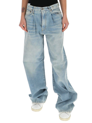 R13 Damon Wide Leg Jeans