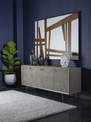 Aniston Sideboard, Taupe Shagreen