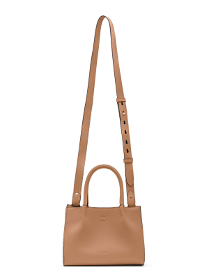 Mini Grained Calf Leather Tote