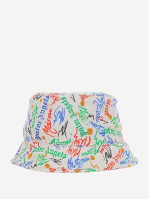 Palm Angels X Missoni Scribble Printed Bucket Hat