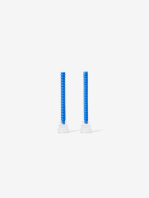 Set Of 2 Taper Candles Blue