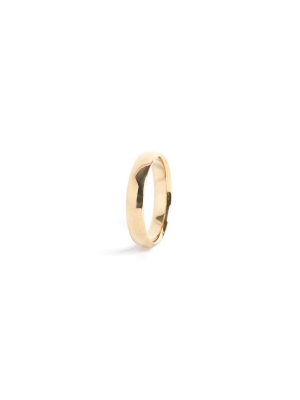 Solid Gold Lodge Ring