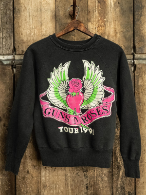 Guns N' Roses Tour 1991 Shrunken Sweatshirt