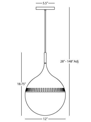 Rio Pendant In Various Finishes