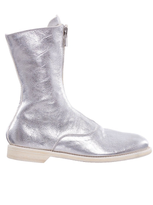 310 Laminated Leather Boots (310-laminated-silver)