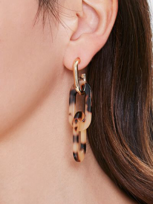 Tortoiseshell Drop Earrings