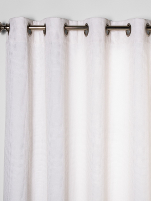 Luster Basket Weave Light Filtering Curtain Panels - Project 62™