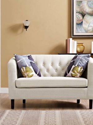Prospect Upholstered Fabric Loveseat - Modway