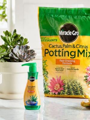 Miracle-gro® Cactus, Palm And Citrus Potting Mix & Succulent Plant Food