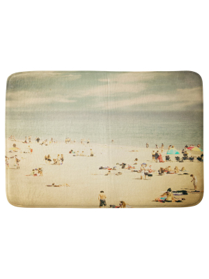 Shannon Clark Vintage Beach Cushion Bath Mat Tan - Deny Designs