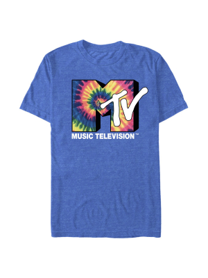 Men's Mtv 60s Tie Dye Logo T-shirt