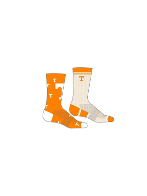 Ncaa Tennessee Volunteers Men's Crew Socks 2pk Gift Box - 10-13