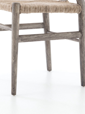 Muestra Dining Chair In Weathered Grey Teak