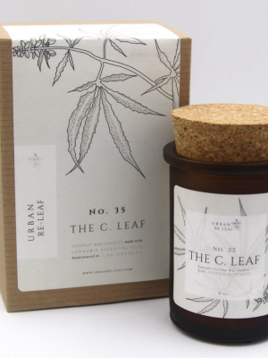 #35 The C. Leaf Coconut Wax Candle