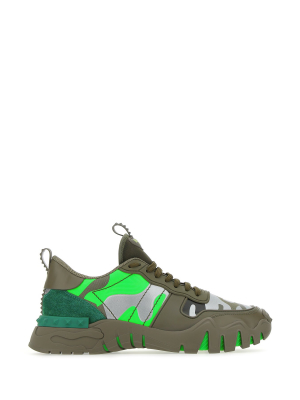 Valentino Garavani Rockstud Camouflage Sneakers