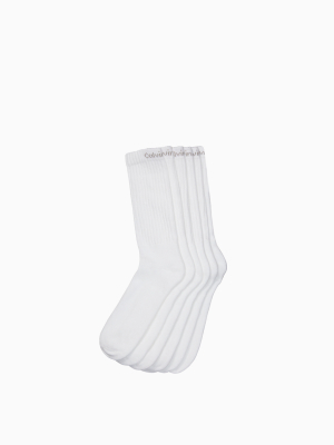 6-pack Logo Crew Socks