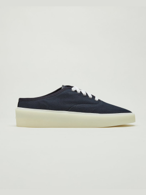 101 Canvas Backless Sneaker In Navy