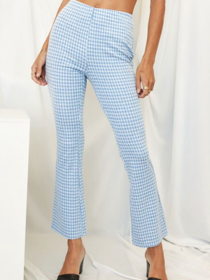Mallory Blue Checkered Pants