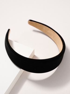 Wide Suede Head Band