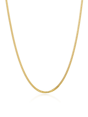 14kt Yellow Gold 2mm Box Chain Necklace