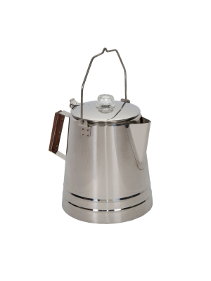 Stansport Stainless Steel Percolcator Coffee Pot 28 Cups