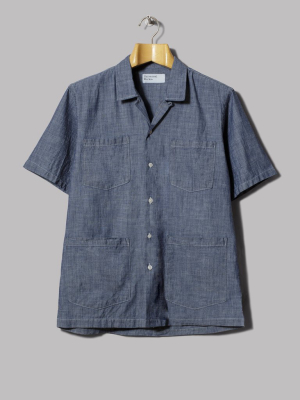 Universal Works Summer Overshirt (chambray Indigo)