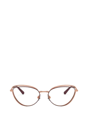 Dolce & Gabbana Eyewear Cat-eye Frame Glasses