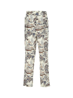 Nanushka Evon Floral Print Pants