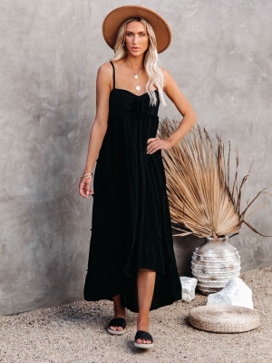 Del Mar Pocketed High Low Maxi Dress - Final Sale